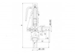 Предохранительный клапан ССК криогенный с ручным подрывом DN 10-25 мм из нержавеющей стали