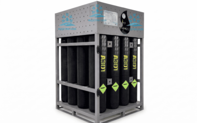 Моноблок газовый на 16 баллонов 40 л. / 150 атм. под азот