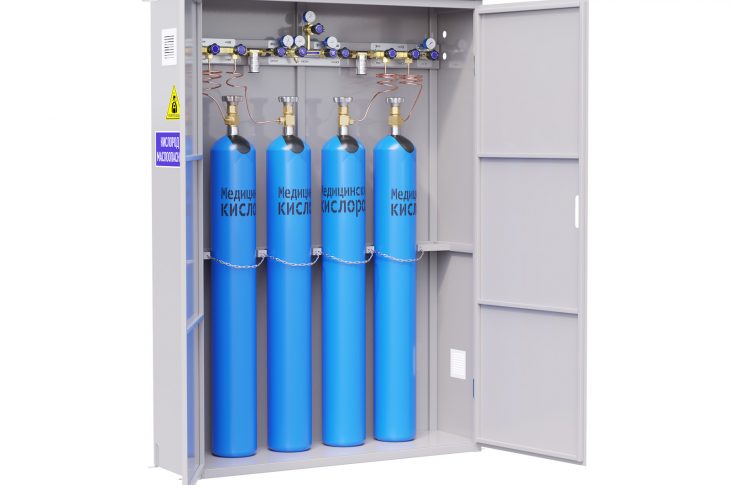 Рампа разрядная шкафного исполнения